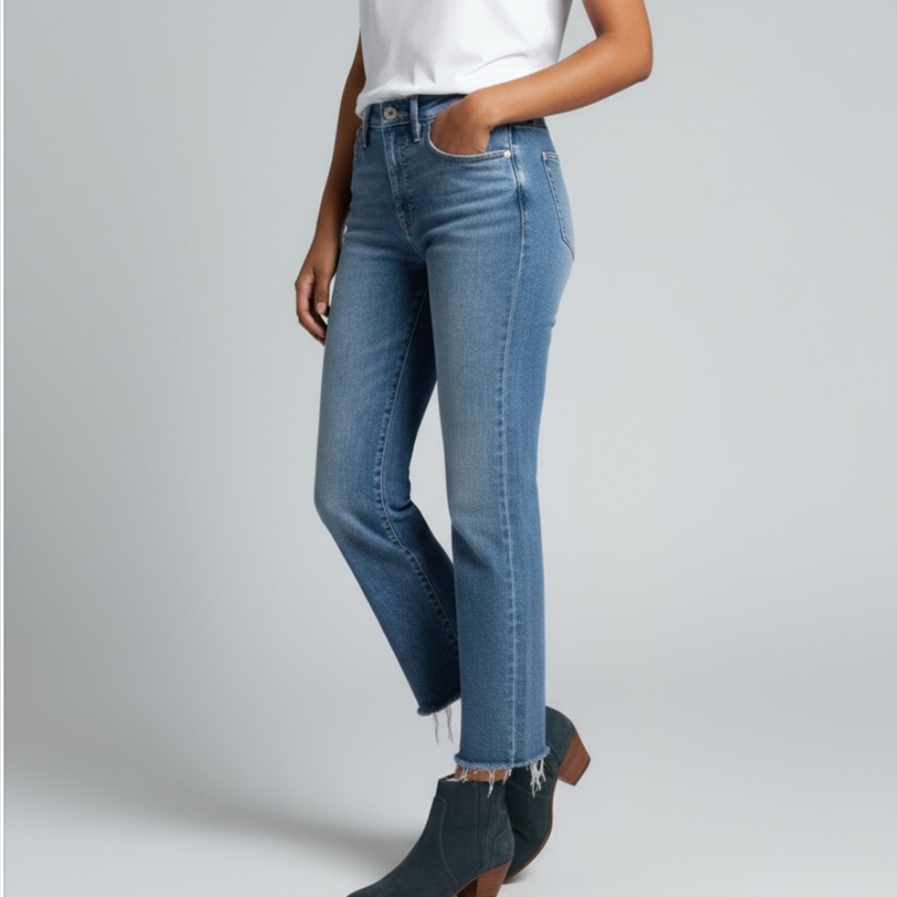 Madewell Cali Demi-Boot Size 25 Women's Denim Jeans in Fleetwood Wash